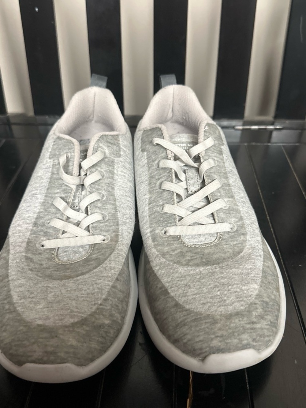 Peter Millar Light Grey Knit Men’s Sneakers